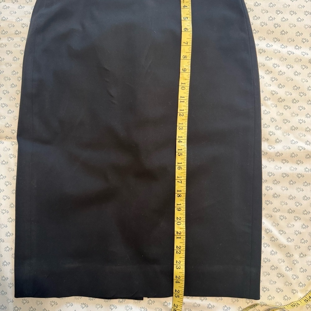 J. Crew Black Women's No. 3 Pencil Skirt Size 4P - Picture 3 of 6